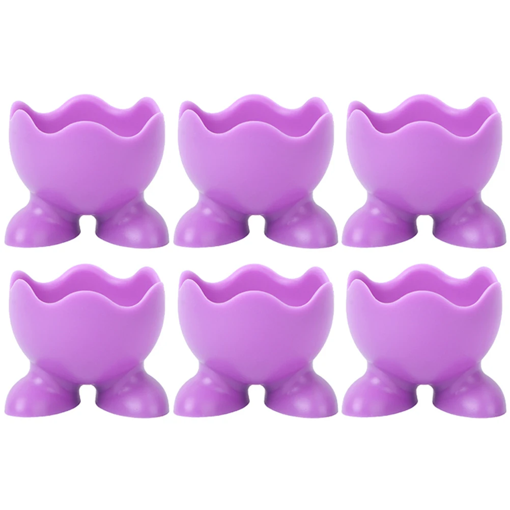 6pcs Serving Boiled Rack Tray Non Toxic Boiled Egg Serving Cups Silicone Egg Cups Holders Kitchen Barware Gifts
6pcs Serving Boiled Rack Tray Non Toxic Boiled Egg Serving Cups Silicone Egg Cups Holders Kitchen Barware Gifts
