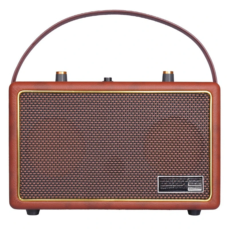Portable small stereo, retro wooden Bluetooth wireless speaker, high sound quality and high power can be plugged into the card
Portable small stereo, retro wooden Bluetooth wireless speaker, high sound quality and high power can be plugged into the card