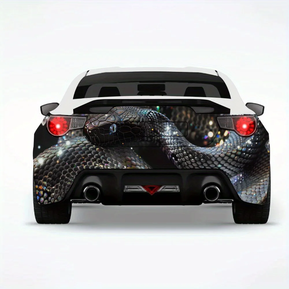 Блестящая наклейка на автомобиль в виде змеи, виниловая наклейка на заднюю часть автомобиля, водонепроницаемые самоклеящиеся виниловые наклейки для хвоста и бампера автомобиля, украшение 
Блестящая наклейка на автомобиль в виде змеи, виниловая наклейка на заднюю часть автомобиля, водонепроницаемые самоклеящиеся виниловые наклейки для хвоста и бампера автомобиля, украшение