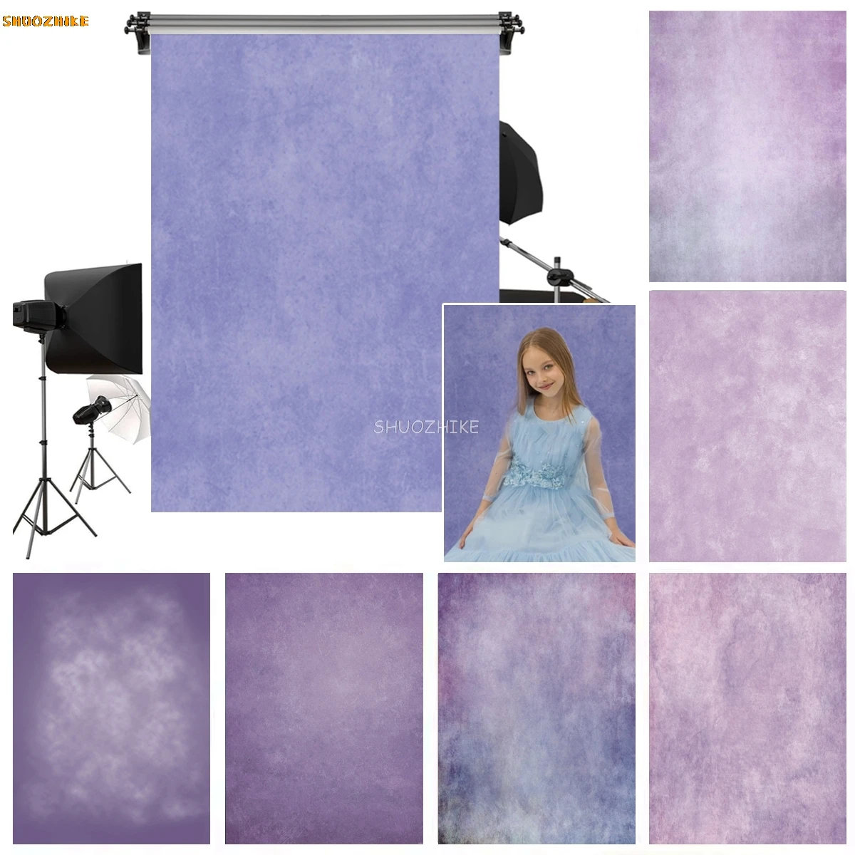 Purple Gradient Photography Backdrop Solid Color Wedding Birthday Party Wall Decoration Kid Portrait Background Photobooth Props
Purple Gradient Photography Backdrop Solid Color Wedding Birthday Party Wall Decoration Kid Portrait Background Photobooth Props