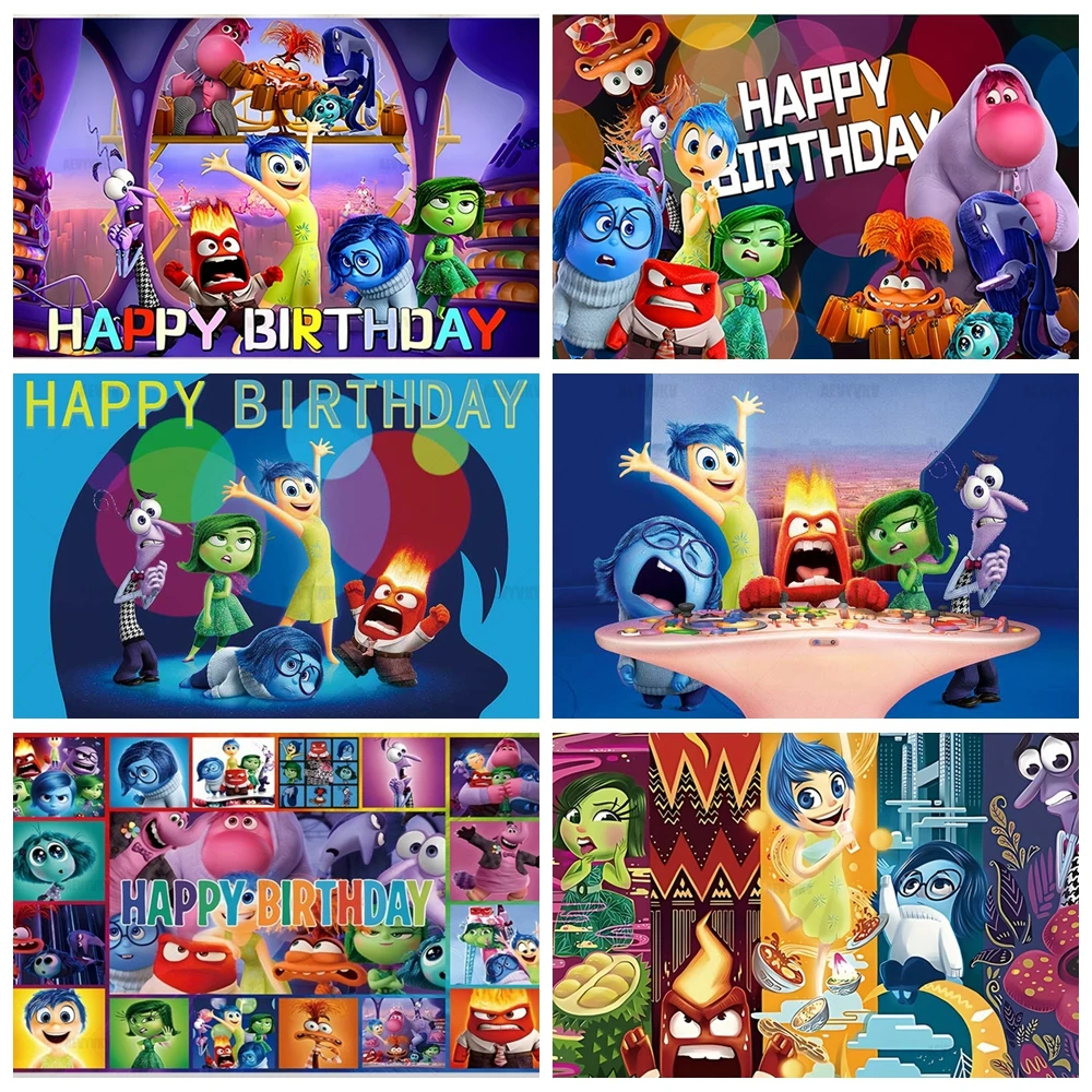Disney Inside Out Background Children's Birthday Party Decoration For Room Decoration Baby Birthday Photography Props Backdrop
Disney Inside Out Background Children's Birthday Party Decoration For Room Decoration Baby Birthday Photography Props Backdrop
