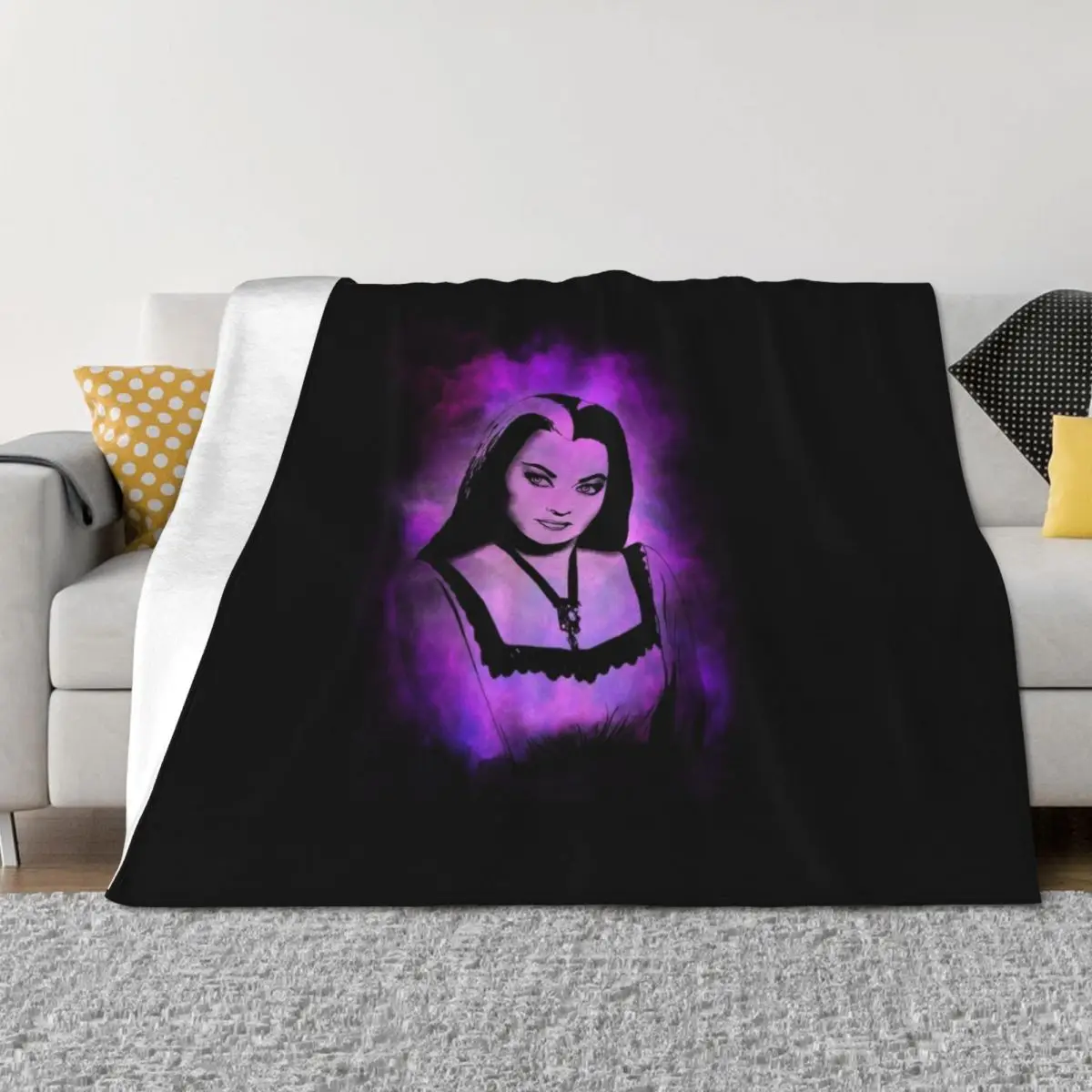 Lily Munster Throw Blanket Luxury Designer Travel Large Plaid on the sofa Blankets
Lily Munster Throw Blanket Luxury Designer Travel Large Plaid on the sofa Blankets