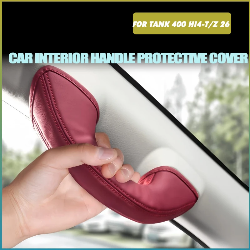 Car Driver and Co-pilot Glove Leather Protective Cover Fit for Tank 400 Hi4-T/Z Modified Car Interior Handle Protective Cover
Car Driver and Co-pilot Glove Leather Protective Cover Fit for Tank 400 Hi4-T/Z Modified Car Interior Handle Protective Cover