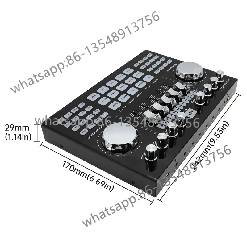 K1 Live Sound Card Portable Internet Celebrity Live Broadcast Special Sound Equipment Universal for Music Recording Karaoke Sing
K1 Live Sound Card Portable Internet Celebrity Live Broadcast Special Sound Equipment Universal for Music Recording Karaoke Sing
