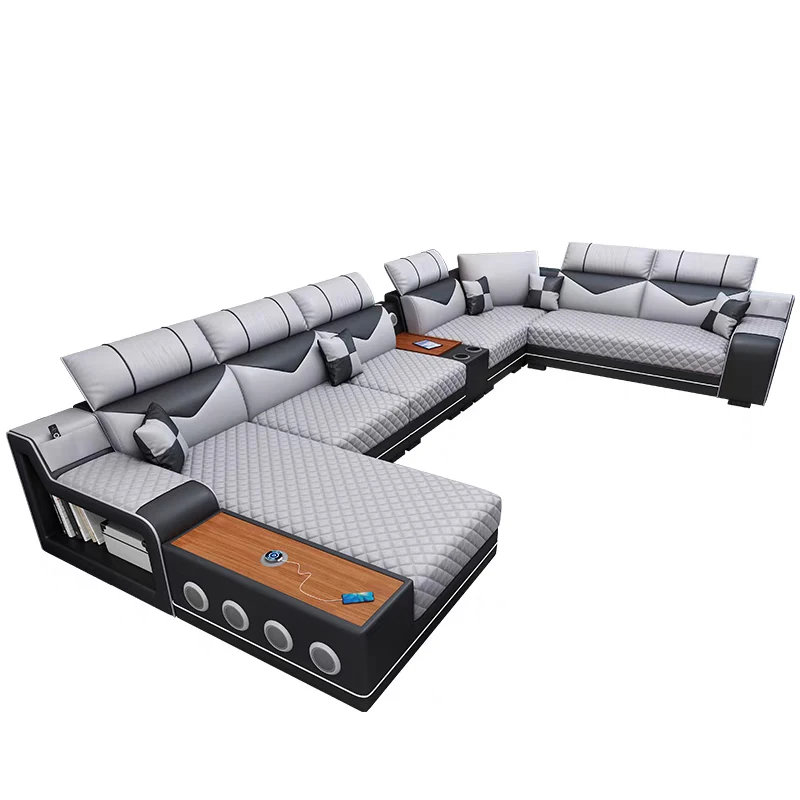 xx-Modern Design U-shape Sofa Set Living Room Fabric Corner 7 Seater Sofa Usb Speaker Multifunctional for Home Furniture&
xx-Modern Design U-shape Sofa Set Living Room Fabric Corner 7 Seater Sofa Usb Speaker Multifunctional for Home Furniture&