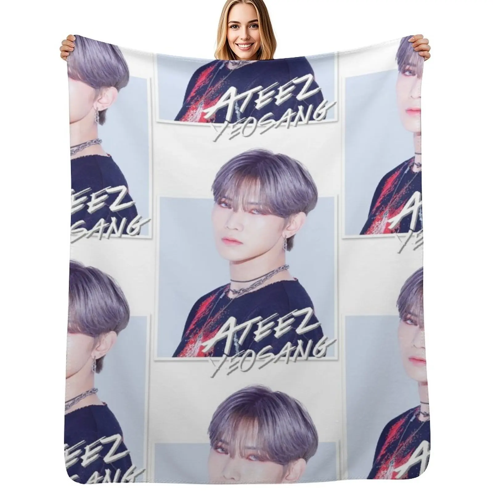Ateez - Yeosang Throw Blanket Shaggy Polar Single Beautifuls Blankets
Ateez - Yeosang Throw Blanket Shaggy Polar Single Beautifuls Blankets