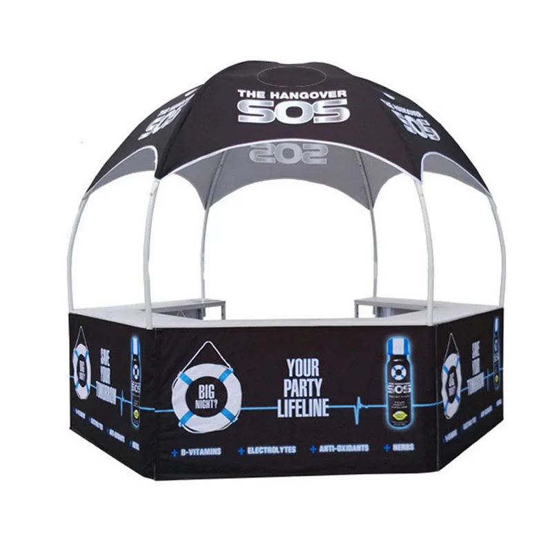 Hot selling: Canopy Full-printed Promotional Dome Tent With Removable Counter Table Trade Show Tent
Hot selling: Canopy Full-printed Promotional Dome Tent With Removable Counter Table Trade Show Tent