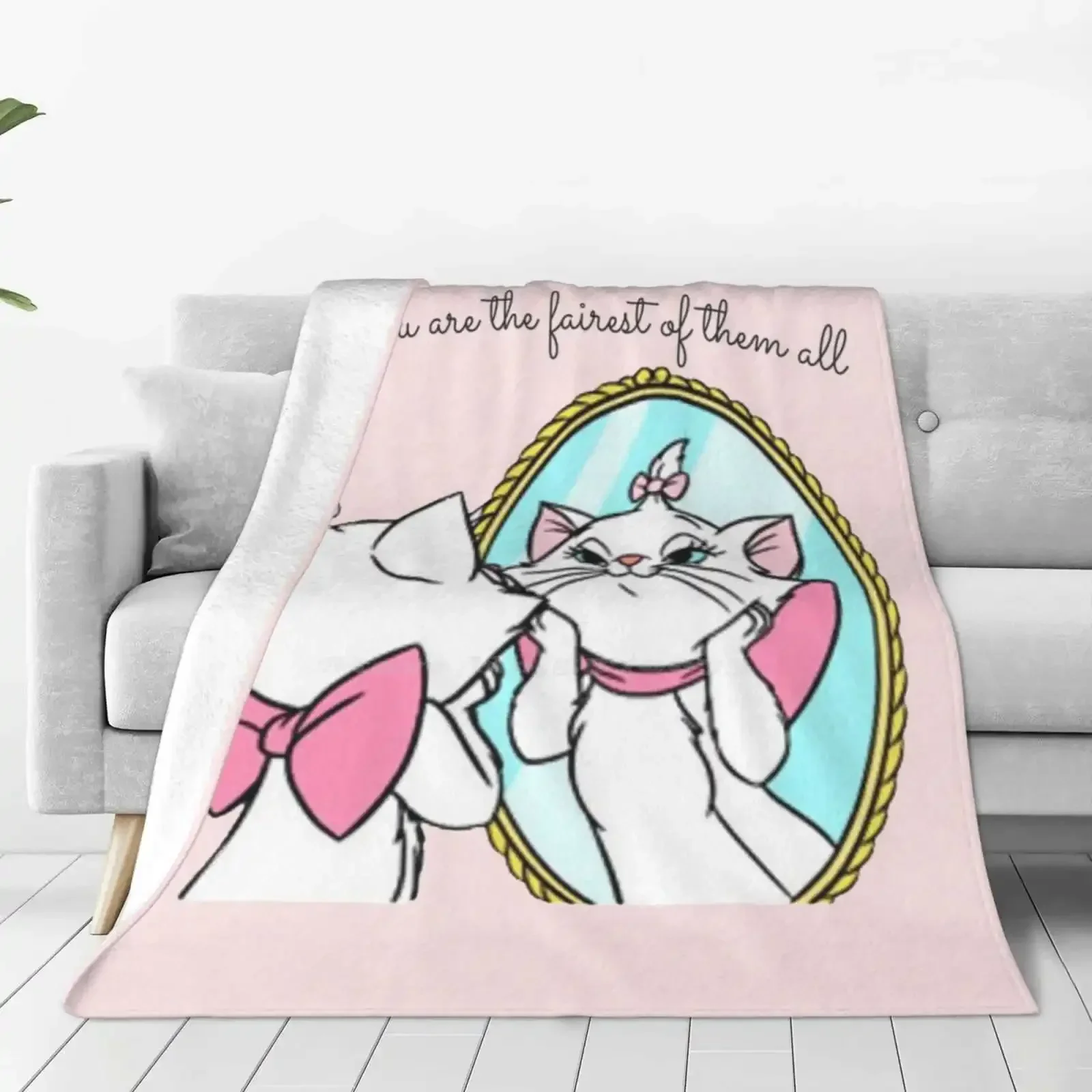 Yes You Are The Fairest Of Them All Creative Design Comfortable Warm Flannel Blanket Marie Aristocat Cat Mirror Reflection
Yes You Are The Fairest Of Them All Creative Design Comfortable Warm Flannel Blanket Marie Aristocat Cat Mirror Reflection