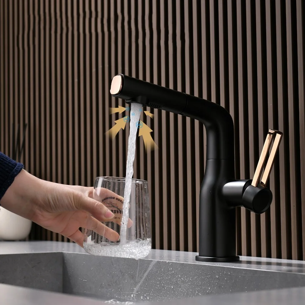 New Colorful Bathroom Basin Faucet Hot and Cold Rotation Lavotory Faucet Bathroom Vessel Sink Mixer Taps Pull Out Decked Tap
New Colorful Bathroom Basin Faucet Hot and Cold Rotation Lavotory Faucet Bathroom Vessel Sink Mixer Taps Pull Out Decked Tap