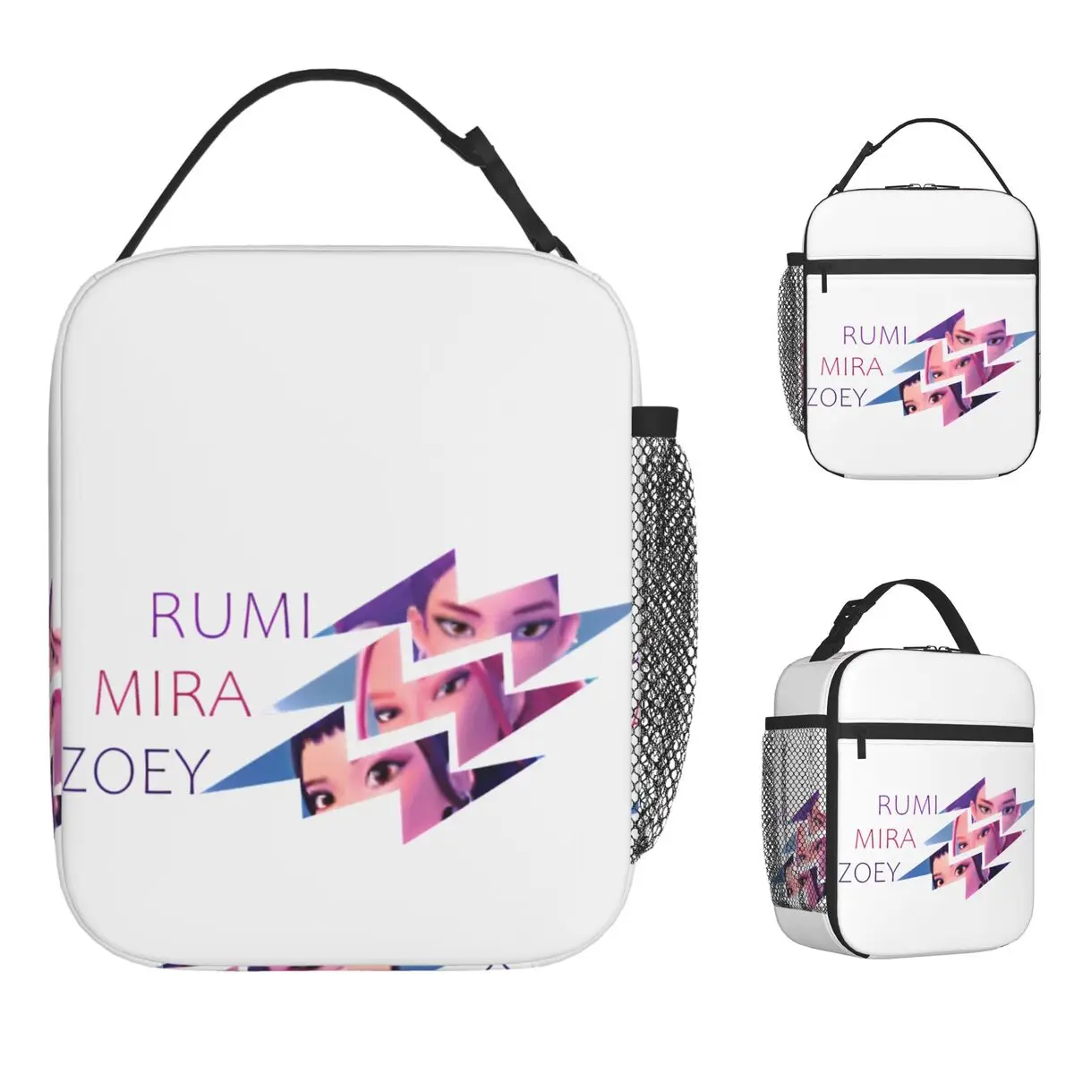 Huntrix K-pop Demon Hunters Rumi Mira And Zoey Сумка для обеда Пикник Ланч-бокс для женщин Термальные сумки-тоут Портативная сумка-холодильник
Huntrix K-pop Demon Hunters Rumi Mira And Zoey Сумка для обеда Пикник Ланч-бокс для женщин Термальные сумки-тоут Портативная сумка-холодильник