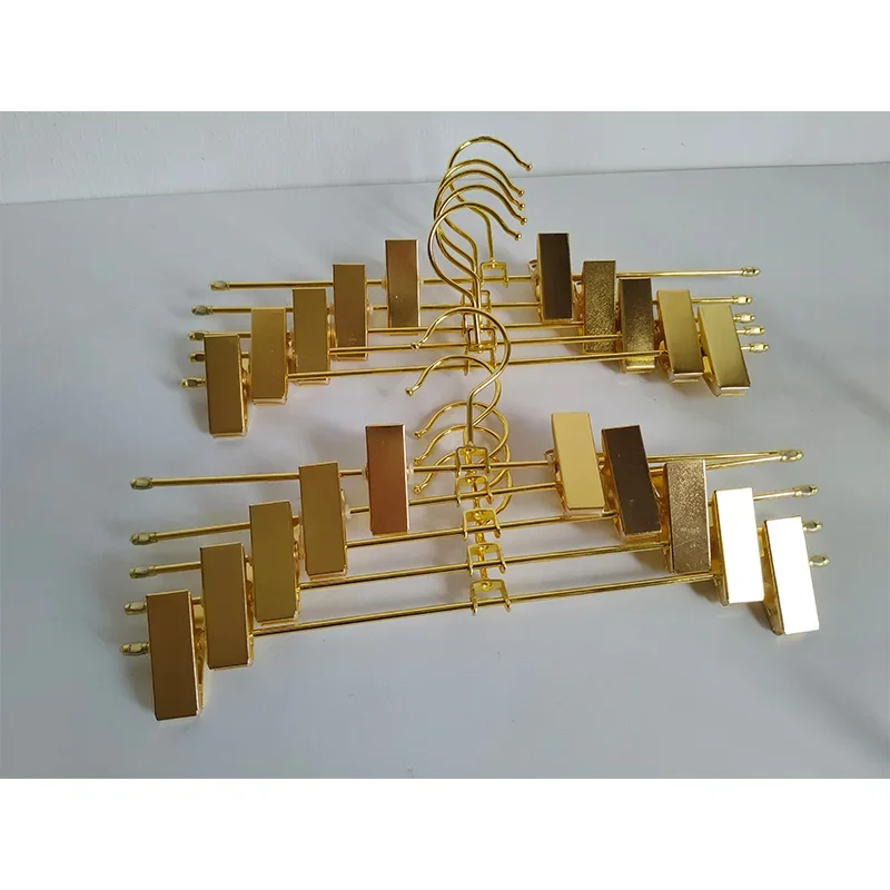 5pcs CustomMetal Golden Pants Skirt Hangers with Clips Adjustable Clip Trouser Hangers Clip Hangers for Adult Jeans Pants
5pcs CustomMetal Golden Pants Skirt Hangers with Clips Adjustable Clip Trouser Hangers Clip Hangers for Adult Jeans Pants