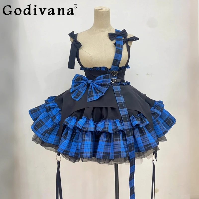 Темная панк-группа Лолиты, полуюбка для женщин, повседневная одежда, юбка для субкультуры, женская летняя клетчатая пышная короткая юбка
Темная панк-группа Лолиты, полуюбка для женщин, повседневная одежда, юбка для субкультуры, женская летняя клетчатая пышная короткая юбка