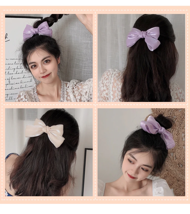 Japanese style new pearl bow hairpin French luxury temperament mercerized spring clip spring and summer all-match headdress
Japanese style new pearl bow hairpin French luxury temperament mercerized spring clip spring and summer all-match headdress