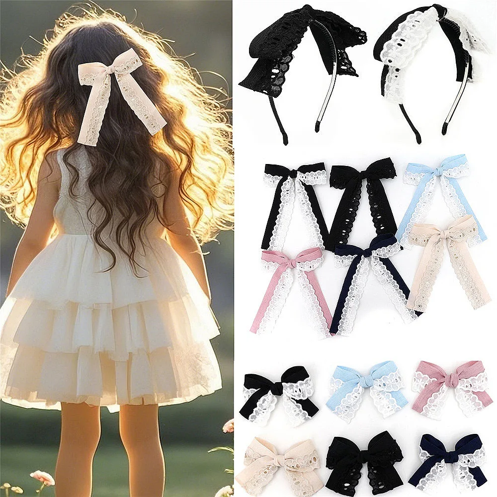 Fashion Lace bolted bow Knot Hairband Hair Clip Elegant Accessory for Women And Girls mini cilp
Fashion Lace bolted bow Knot Hairband Hair Clip Elegant Accessory for Women And Girls mini cilp