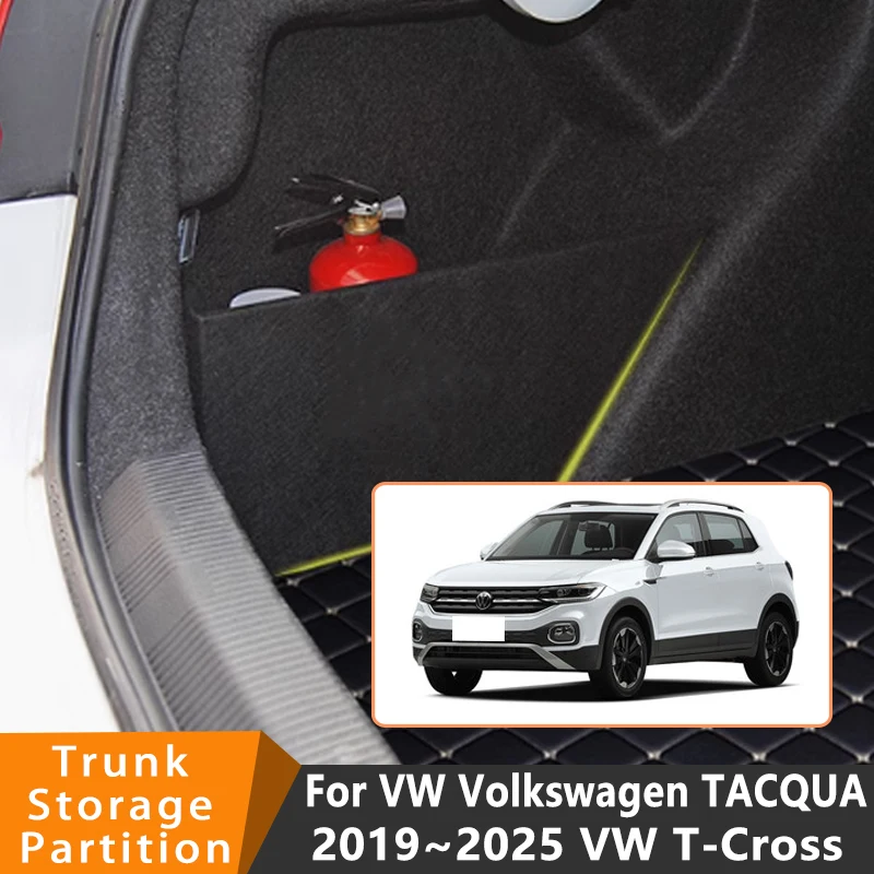 Auto Accessories For Volkswagen TACQUA C11 2019~2025 T-Cross Car Organizer Trunk Side Partition Trunk Interior Storage Box Parts
Auto Accessories For Volkswagen TACQUA C11 2019~2025 T-Cross Car Organizer Trunk Side Partition Trunk Interior Storage Box Parts