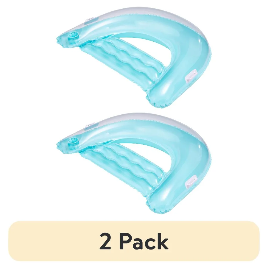 2 pack Inflatable Comfort Chair Lounge Pool Float, Teal, Age 14 and up, Unisex
2 pack Inflatable Comfort Chair Lounge Pool Float, Teal, Age 14 and up, Unisex