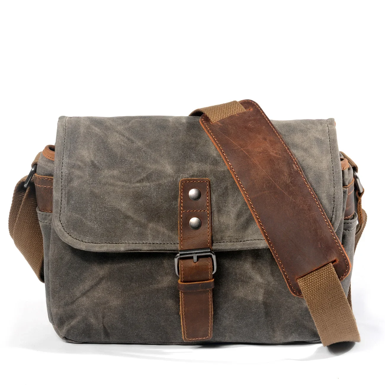Oil Wax Canvas Leather Vintage Camera Bag Shockproof Waterproof Crossbody Shoulder Bag
Oil Wax Canvas Leather Vintage Camera Bag Shockproof Waterproof Crossbody Shoulder Bag