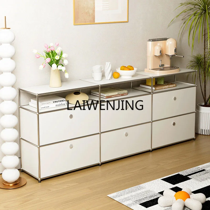 MJY stainless steel module combination bookcase dining side simple TV storage porch chest
MJY stainless steel module combination bookcase dining side simple TV storage porch chest