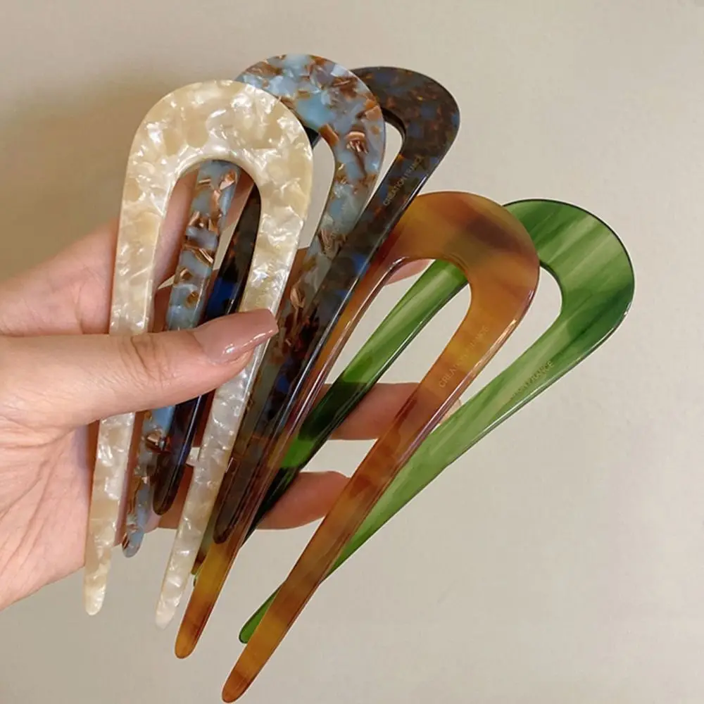 Korean Hair Clips U-shape New Headdress Women Chinese Hair Fork Hanfu Hair Sticks Acetate Hair Sticks
Korean Hair Clips U-shape New Headdress Women Chinese Hair Fork Hanfu Hair Sticks Acetate Hair Sticks