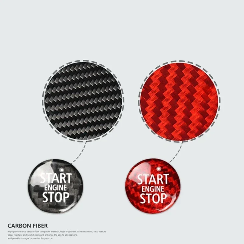 For Mini Cooper R55 R56 R57 R58 R59 R60 Real Dry Carbon Fiber 2011-2015 Engine Start Stop Button Interior Trim Cover Accessorie
For Mini Cooper R55 R56 R57 R58 R59 R60 Real Dry Carbon Fiber 2011-2015 Engine Start Stop Button Interior Trim Cover Accessorie