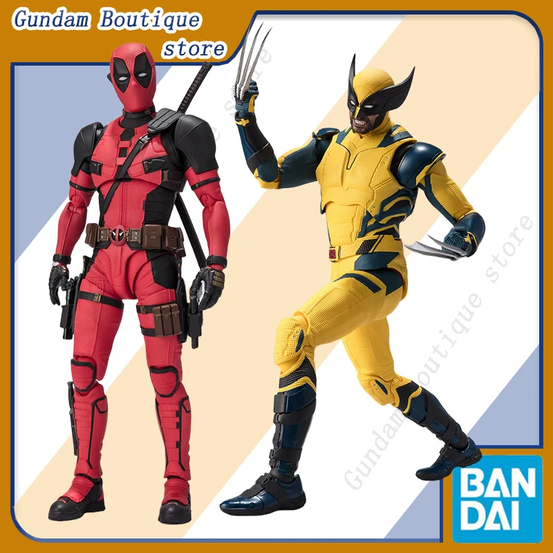 Bandai Genuine SHF MARVEL STUDIOS Deadpool & Wolverine 15.5cm Anime Action Figure Collectible Model Toys Ornaments Gift Children
Bandai Genuine SHF MARVEL STUDIOS Deadpool & Wolverine 15.5cm Anime Action Figure Collectible Model Toys Ornaments Gift Children