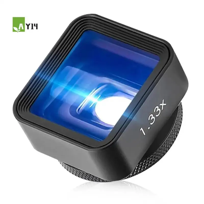 AY14 -1.33X Anamorphic Lens Filmmaking Phone Camera Lens Mobile Phone Video Widescreen Movie Lens By Filmic Pro App
AY14 -1.33X Anamorphic Lens Filmmaking Phone Camera Lens Mobile Phone Video Widescreen Movie Lens By Filmic Pro App