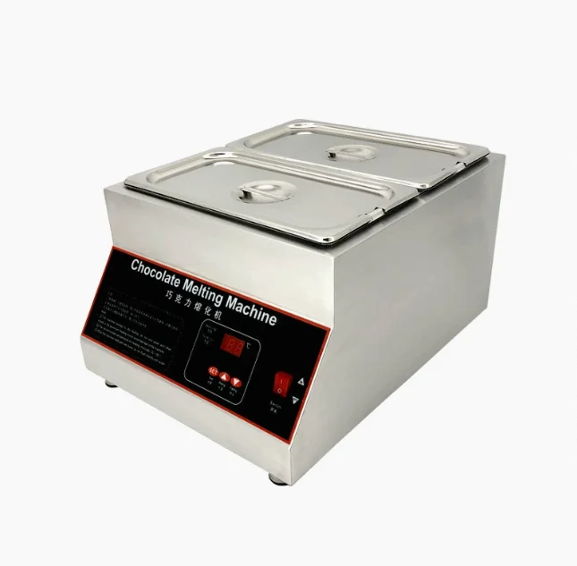 MINI Chocolate Making Machine Electric 2 tank Chocolate Warmer Chocolate Melting Machine
MINI Chocolate Making Machine Electric 2 tank Chocolate Warmer Chocolate Melting Machine