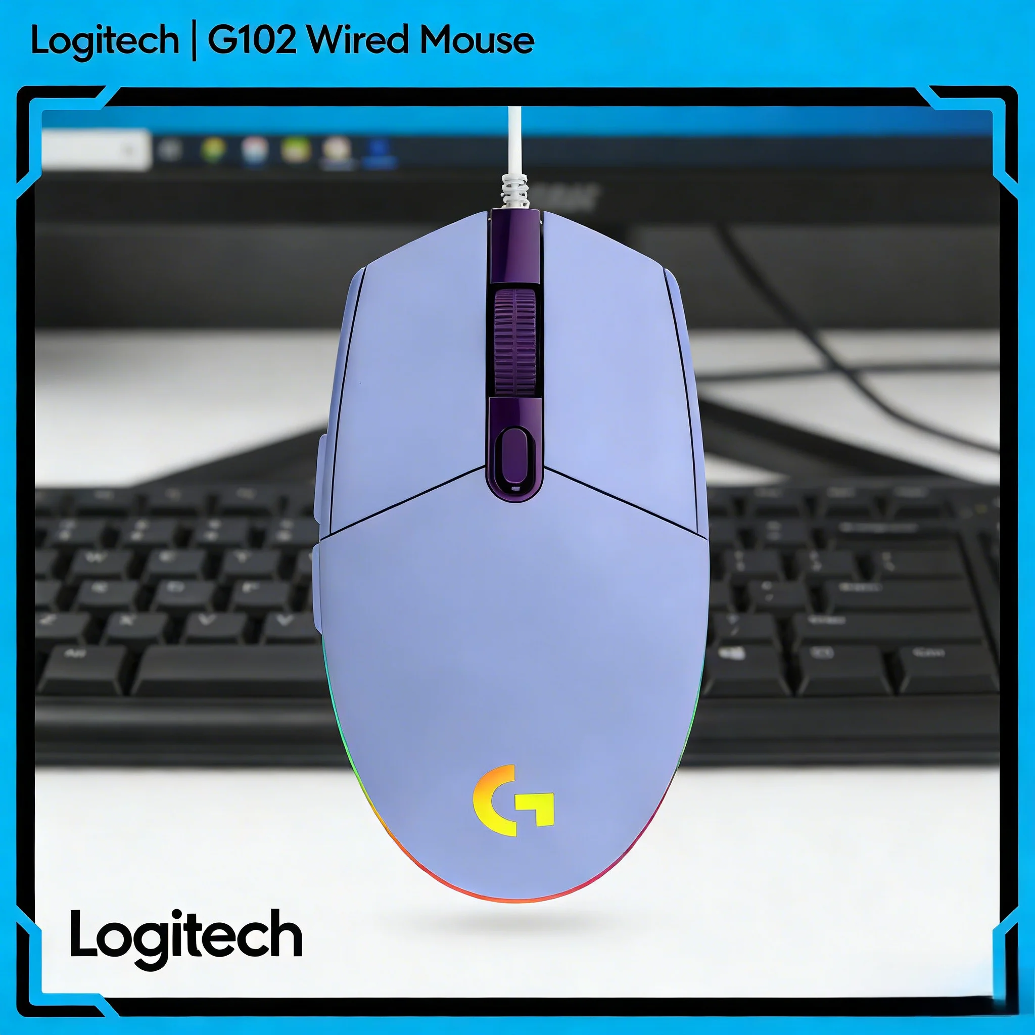 Logitech G102 Gaming Mouse Plug Play No Setup RGB Ergonomic Multi System
Logitech G102 Gaming Mouse Plug Play No Setup RGB Ergonomic Multi System