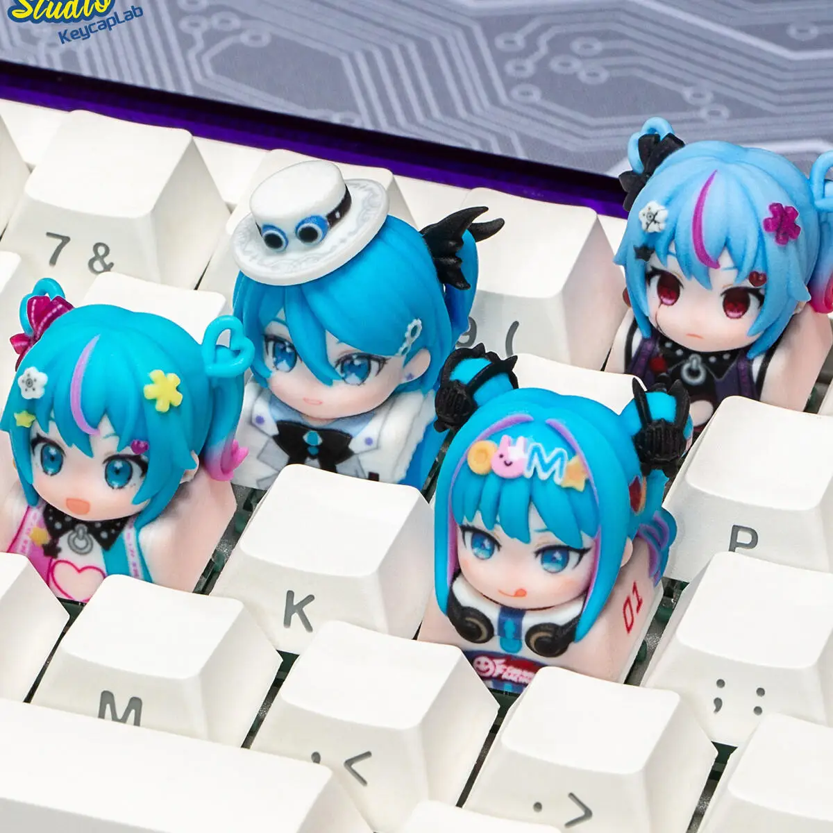Diy Self Made Cartoon Mikus Racing Mechanical Keyboard Keycaps Cross-Axis Mechanical Keyboard Pc Personalized Keycaps Gift Toys
Diy Self Made Cartoon Mikus Racing Mechanical Keyboard Keycaps Cross-Axis Mechanical Keyboard Pc Personalized Keycaps Gift Toys