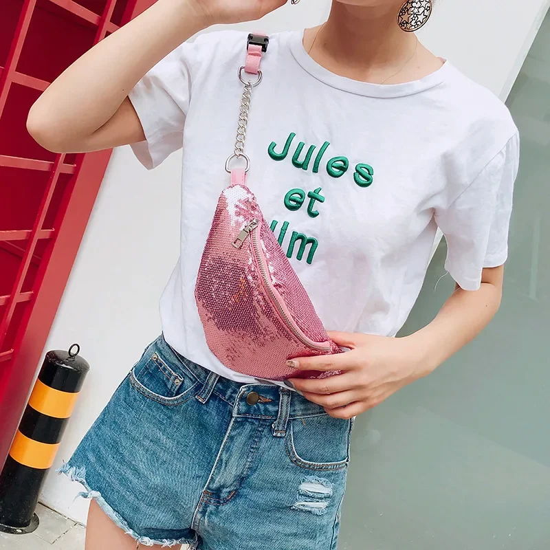 New Fashion Women Glitter Sequin Fanny Pack Waist Bag Chest Pouch Leather Pouch Bum Belts Shoulder Bag Travel Sport Pocket Purse
New Fashion Women Glitter Sequin Fanny Pack Waist Bag Chest Pouch Leather Pouch Bum Belts Shoulder Bag Travel Sport Pocket Purse