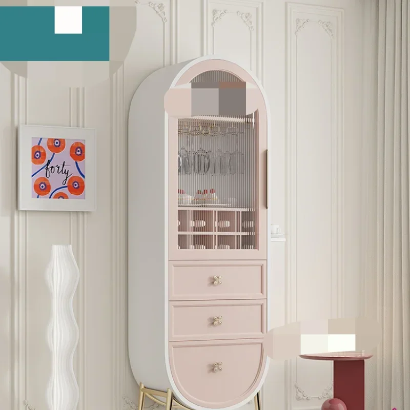 French wine cabinet living room against the wall rack display simple single door glass small apartment decoration integrated
French wine cabinet living room against the wall rack display simple single door glass small apartment decoration integrated