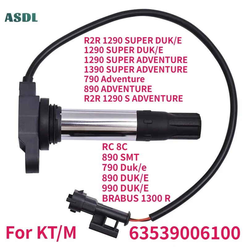 Motorcycle High Pressure Assy Ignition Coil Spark Plug Caps Replace For KT/M 1290 1390 SUPER DUK/E 790 890 Duk/e Adventure R2R
Motorcycle High Pressure Assy Ignition Coil Spark Plug Caps Replace For KT/M 1290 1390 SUPER DUK/E 790 890 Duk/e Adventure R2R