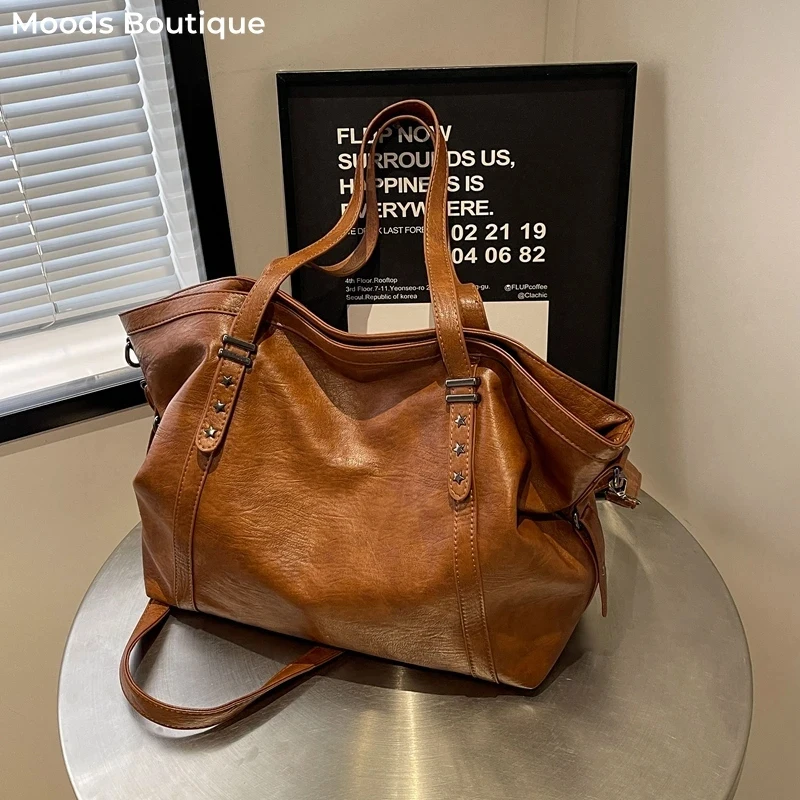 Women's Large Handbag, Soft PU Leather, Solid Color, Large Capacity Crossbody Shoulder Bag
Women's Large Handbag, Soft PU Leather, Solid Color, Large Capacity Crossbody Shoulder Bag