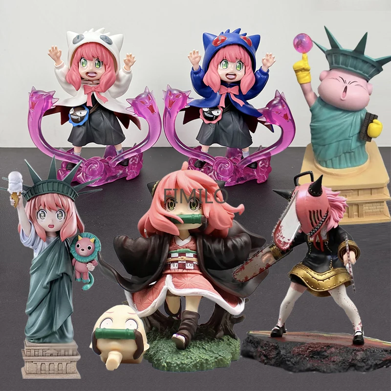 Anime Spy×Family Decor Figure Liberty Anya Cos Chainsaw Man Model Gengar Anya Forger Cos Figures Kamado Nezuko Figurine Buu Toys
Anime Spy×Family Decor Figure Liberty Anya Cos Chainsaw Man Model Gengar Anya Forger Cos Figures Kamado Nezuko Figurine Buu Toys