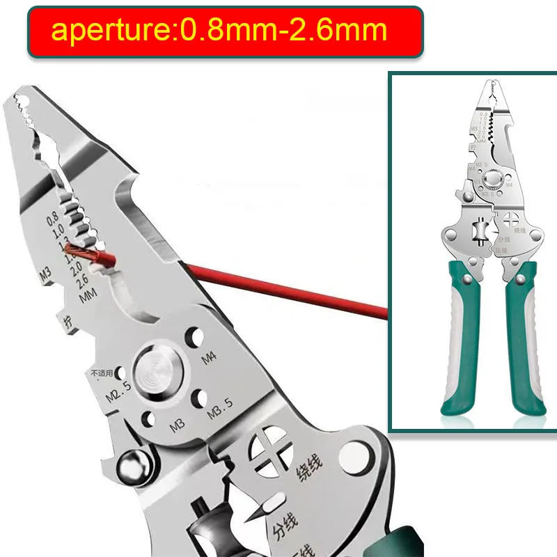 Pliers Multi Functional Folding Electrician Wire Stripping And Cutting Pliers Wire Splitting And Crimping Pliers Wiring Pliers
Pliers Multi Functional Folding Electrician Wire Stripping And Cutting Pliers Wire Splitting And Crimping Pliers Wiring Pliers