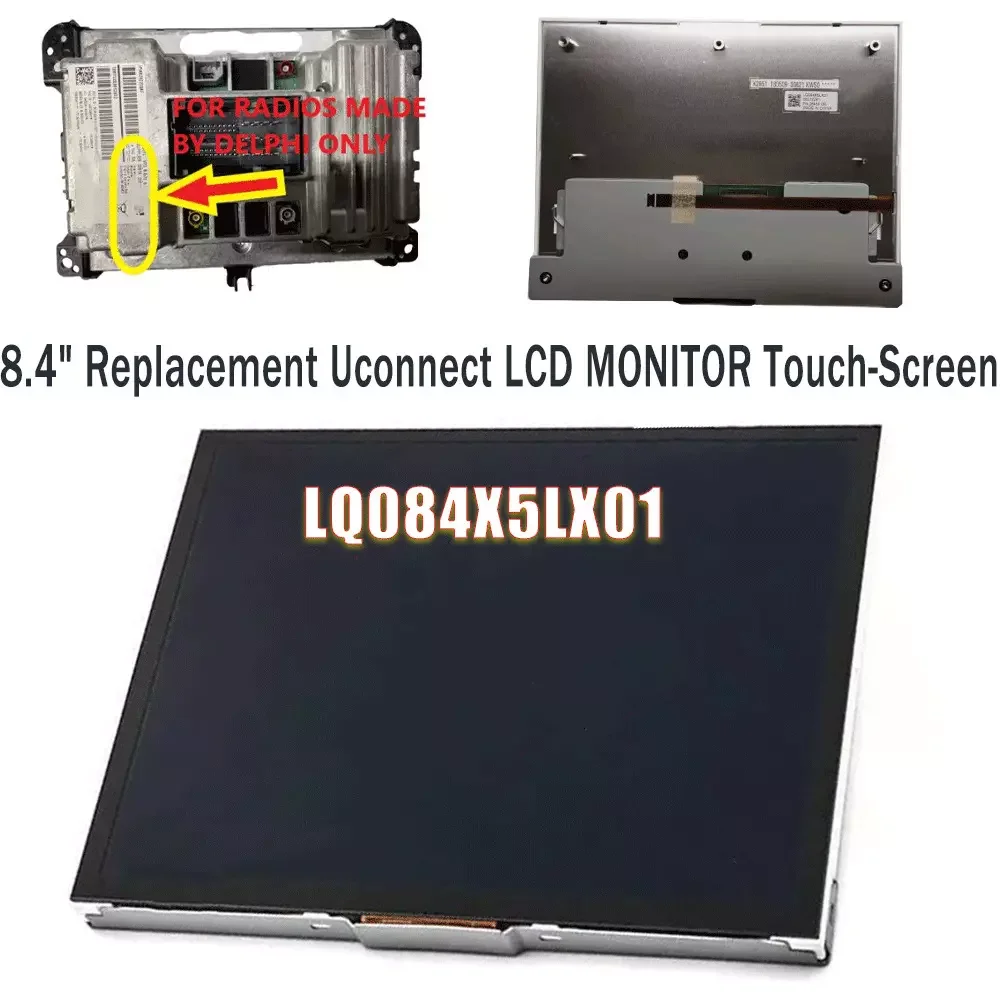 New 8.4 inch LQ084X5LX01 For Jeep Dodge Ram 1500 2500 Radio Navigation LCD Touch Display Screen
New 8.4 inch LQ084X5LX01 For Jeep Dodge Ram 1500 2500 Radio Navigation LCD Touch Display Screen
