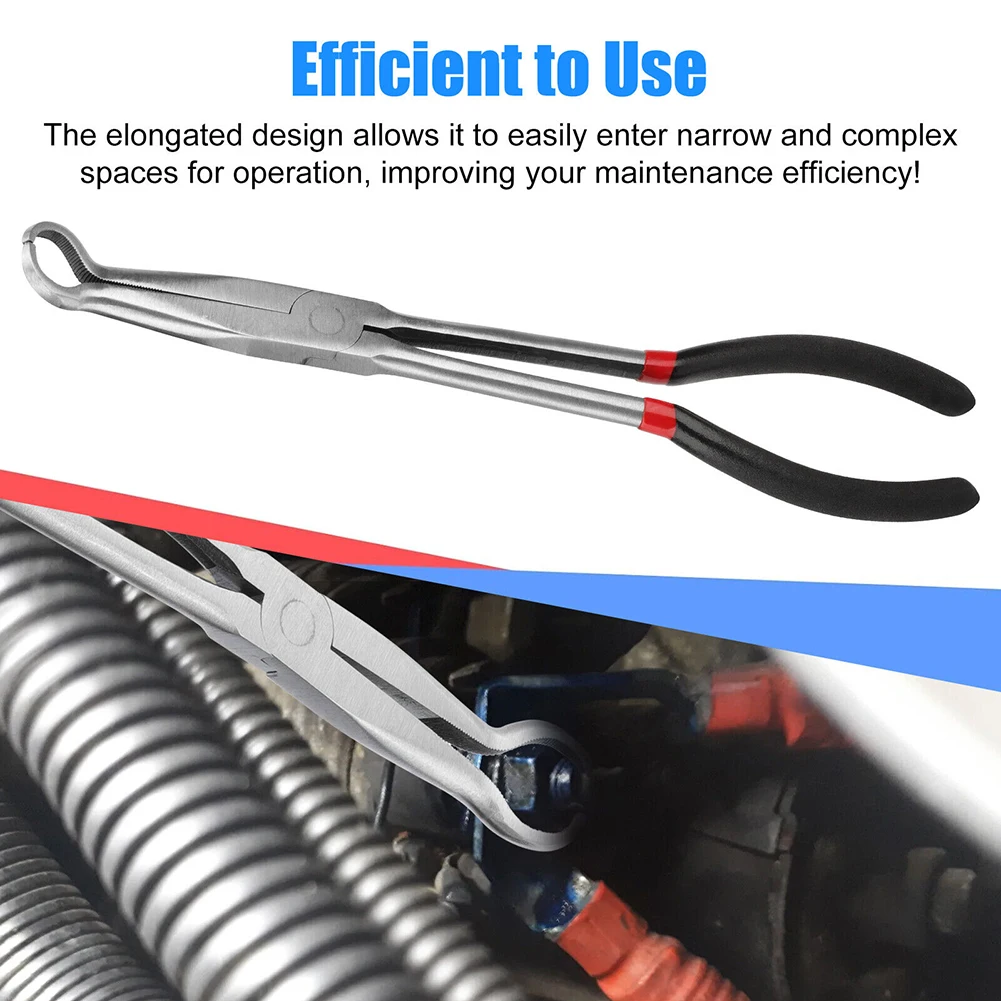 1Pcs Carbon Steel 11inch Universal Electrical Disconnect Long Plug Removal Pliers For Car Connectors Car Maintenance Manual Tool
1Pcs Carbon Steel 11inch Universal Electrical Disconnect Long Plug Removal Pliers For Car Connectors Car Maintenance Manual Tool