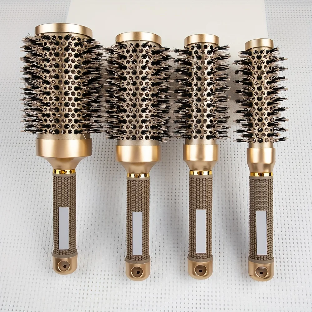 Cylinder Inner Buckle Straight Hair Curly Hair Rolling Comb, Hair Salon Styling Comb, Golden Hair Comb
Cylinder Inner Buckle Straight Hair Curly Hair Rolling Comb, Hair Salon Styling Comb, Golden Hair Comb