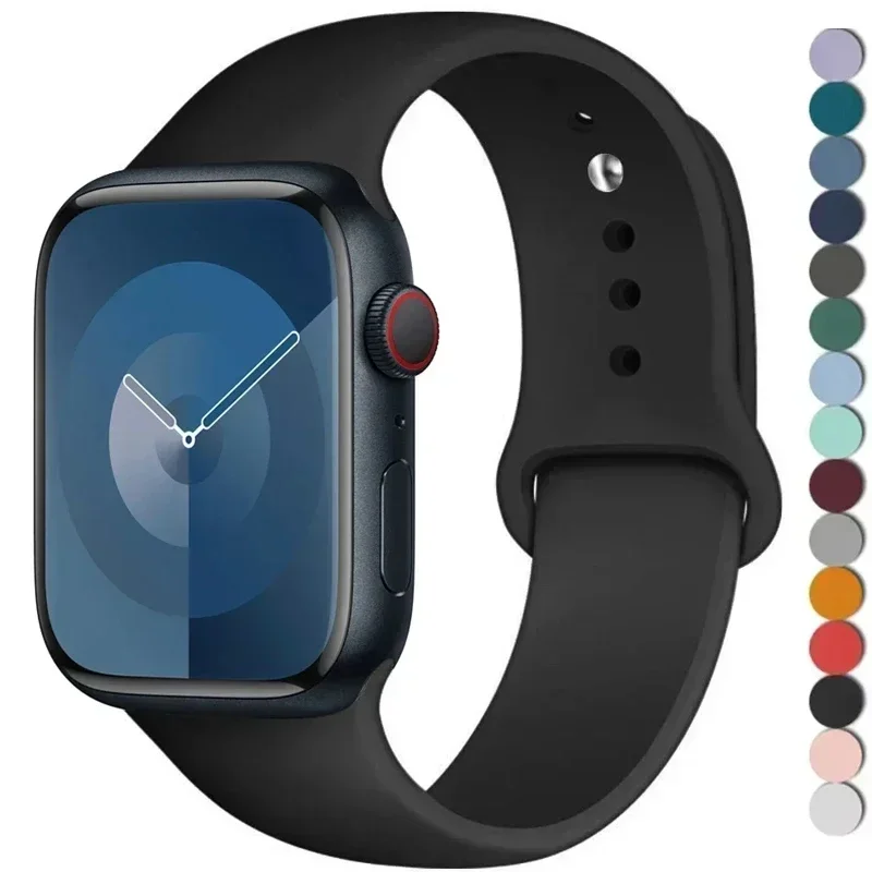 Силиконовый ремешок для Apple Watch, ремешок 44 мм, 45 мм, 40 мм, 41 мм, 42 мм, 45 мм, спортивный браслет iwatch series 8 7 6 5 4 3 SE 9 Ultra 2 49 мм
Силиконовый ремешок для Apple Watch, ремешок 44 мм, 45 мм, 40 мм, 41 мм, 42 мм, 45 мм, спортивный браслет iwatch series 8 7 6 5 4 3 SE 9 Ultra 2 49 мм