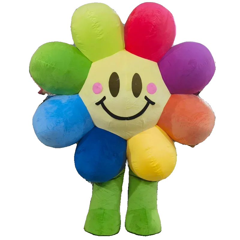 Giant Inflatable Sunflower Mascot Costume Colorful Flowers Walking Doll for Halloween Christmas Fancy Parties Performance Outfit
Giant Inflatable Sunflower Mascot Costume Colorful Flowers Walking Doll for Halloween Christmas Fancy Parties Performance Outfit