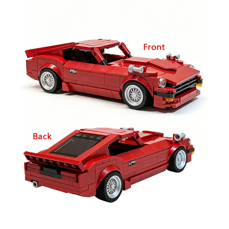 qdser City Car Model MOC Building Bricks Classic Red Two-Door Coupe Modular Technology Children Holiday Gift Assemble Toy Suit
qdser City Car Model MOC Building Bricks Classic Red Two-Door Coupe Modular Technology Children Holiday Gift Assemble Toy Suit