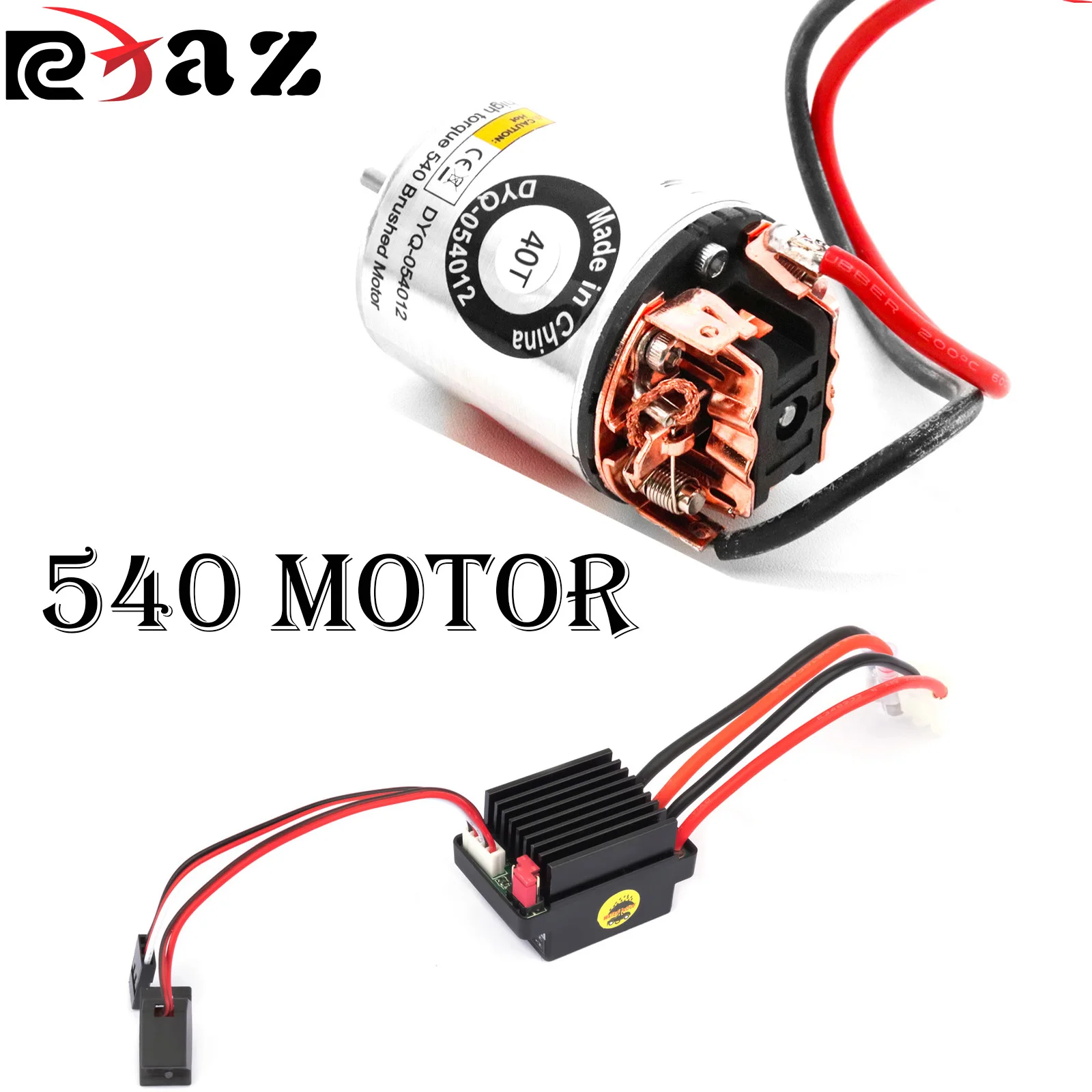 RCXAZ RC Высоковольтный ESC Матовый регулятор скорости 320A с матовым двигателем 540, подходит для гусениц RC1/10 Axial Traxxas TRX4
RCXAZ RC Высоковольтный ESC Матовый регулятор скорости 320A с матовым двигателем 540, подходит для гусениц RC1/10 Axial Traxxas TRX4