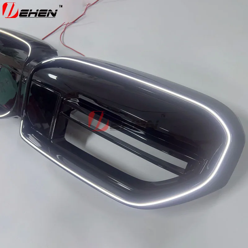 LED White Light Gloss Black Car Front Bumper Kidney Grill Grilles for BMW 5 Series G30 LCI M5 F95 2021-23 G60 Car Styling
LED White Light Gloss Black Car Front Bumper Kidney Grill Grilles for BMW 5 Series G30 LCI M5 F95 2021-23 G60 Car Styling