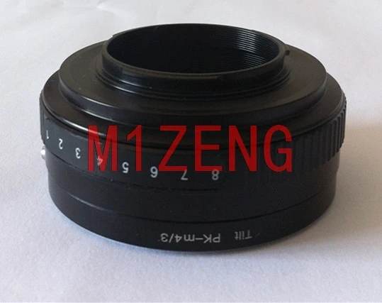 Tilt adapter ring for pentax pk Lens To Panasonic m43 GH4 gh5 GM1 gx7 GX9 gx85 g85 gf10 gf7 EM5 EM1 EM10 camera
Tilt adapter ring for pentax pk Lens To Panasonic m43 GH4 gh5 GM1 gx7 GX9 gx85 g85 gf10 gf7 EM5 EM1 EM10 camera