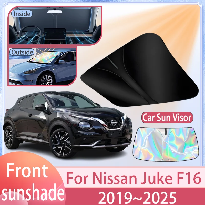Car Sunshade For Nissan Juke F16 2019~2025 2024 2023 2022 2021 Front Windshield Sun Visor Cover Anti UV Protection Accessories
Car Sunshade For Nissan Juke F16 2019~2025 2024 2023 2022 2021 Front Windshield Sun Visor Cover Anti UV Protection Accessories