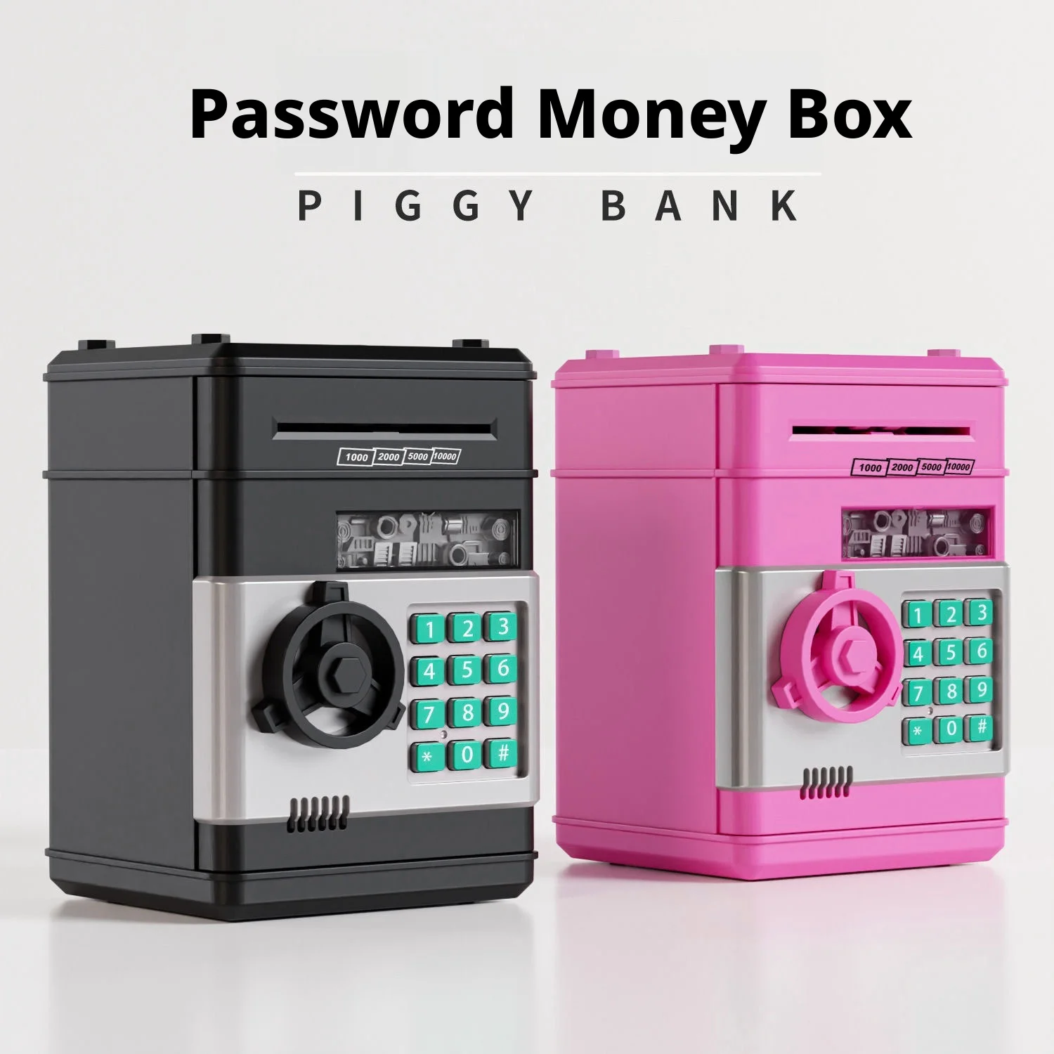 Children's Electronic Password Savings Box Automatic Money Roller ATM Coin Box Toy for Boys And Girls Birthday Halloween Christm
Children's Electronic Password Savings Box Automatic Money Roller ATM Coin Box Toy for Boys And Girls Birthday Halloween Christm