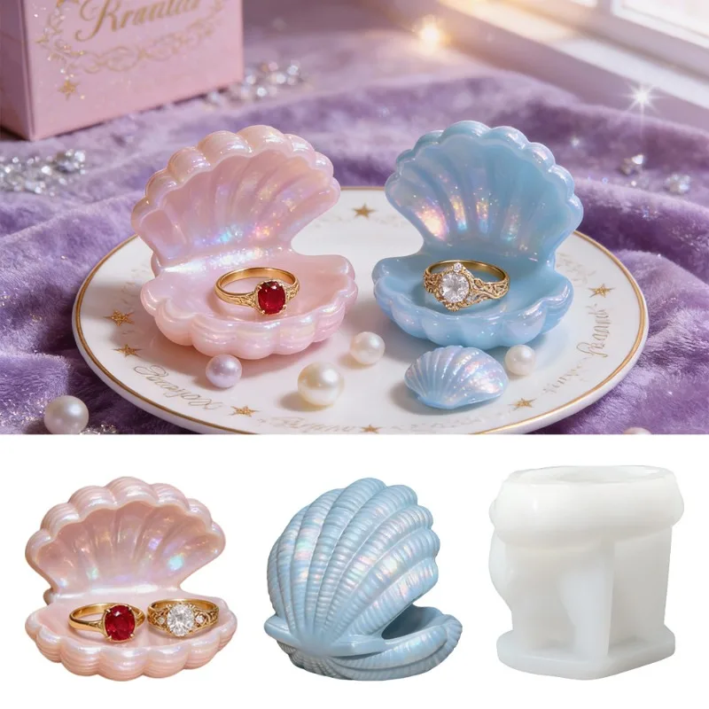 Shell Jewelry Storage Epoxy Mold Diy Ocean Shell Home Decoration Decorative Plaster Mold Silicone Molds Baking Accessories
Shell Jewelry Storage Epoxy Mold Diy Ocean Shell Home Decoration Decorative Plaster Mold Silicone Molds Baking Accessories