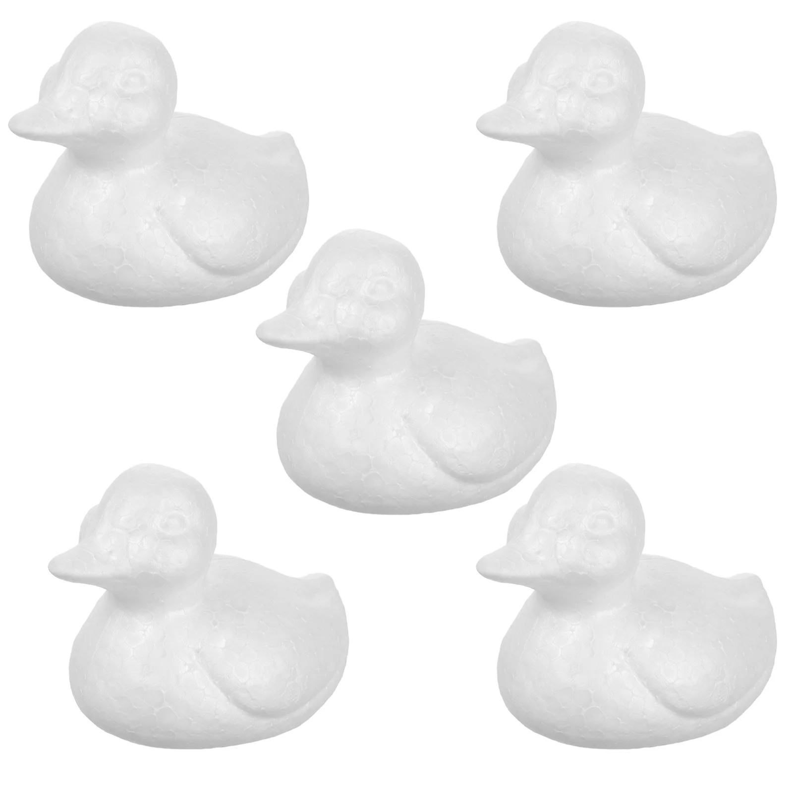 5pcs Ducks White Polystyrene Ornament For Diy Craft Projects Wedding Party Decorations Unpainted Modeling Foam Duck For Flower
5pcs Ducks White Polystyrene Ornament For Diy Craft Projects Wedding Party Decorations Unpainted Modeling Foam Duck For Flower
