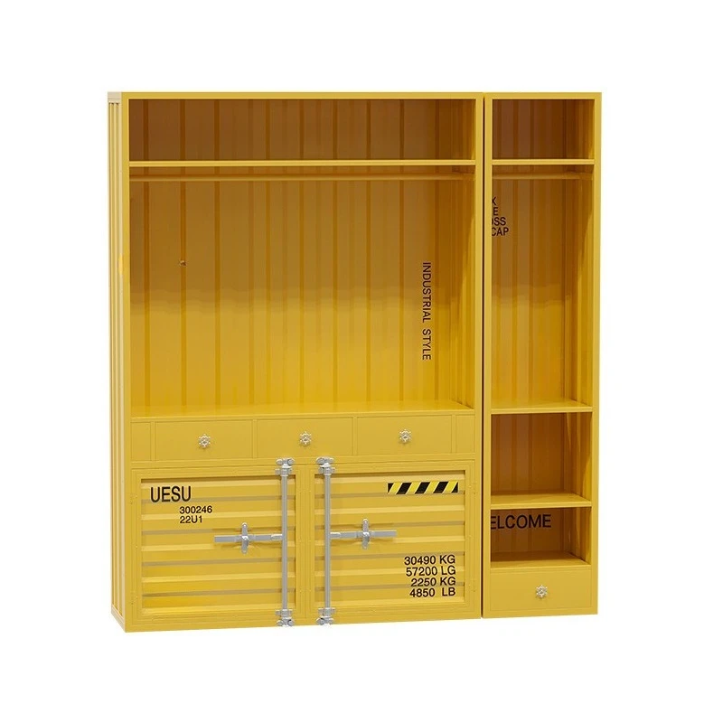 Industrial trench cloakroom cabinet Metal Internet celebrity wardrobe Floor iron art household open wardrobe
Industrial trench cloakroom cabinet Metal Internet celebrity wardrobe Floor iron art household open wardrobe