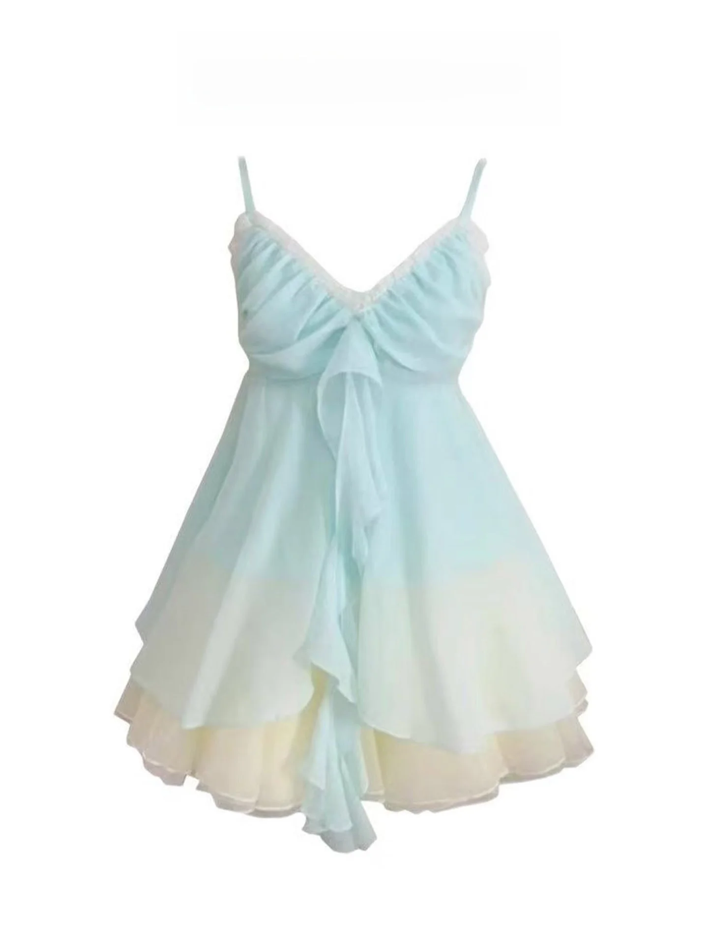Beach Vacation Mint Green Halter Top Puffy Short Skirt Two-Piece Set Women's Summer Sweet Style Casual Fashion Ensemble
Beach Vacation Mint Green Halter Top Puffy Short Skirt Two-Piece Set Women's Summer Sweet Style Casual Fashion Ensemble